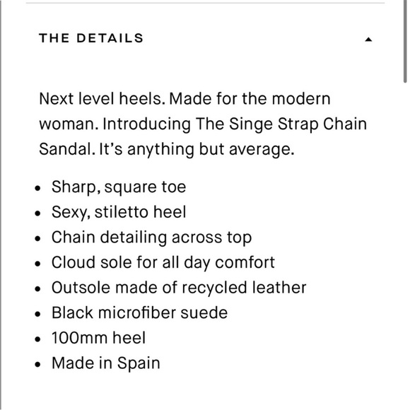 NWT Good American Chain Sandle - Picture 9 of 9